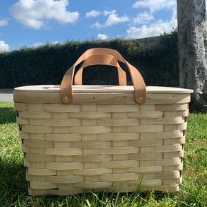 Appalachian White Ash Wood - Picnic Basket